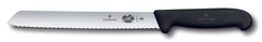 Bread Knife, Wavy Edge 21cm - Black
