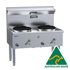 LUUS Waterless Wok 2 Chimney Burners