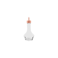 Zanzi Bitters Bottle Glass with Rose Gold Top 56x120mm 50ml