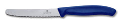 Steak & Tomato Knife, Wavy Edge 11cm - Blue
