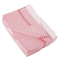 Tea Towel Red- 10 pack