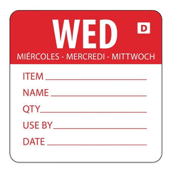 Hygiplus Dissolvable Day of the Week Labels