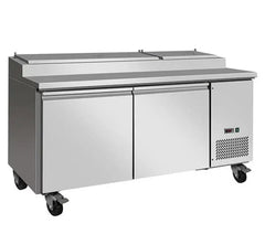 Norsk 1800mm 9 x 1/3GN Pizza Prep Bench Fridge