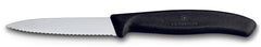 Paring Knife, Wavy Edge 8cm - Black